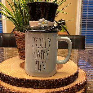 Rae Dunn Jolly Happy Fun mug